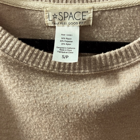 L*Space Cropped sweater. Size S - Picture 3 of 4